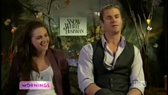 Kristen Stewart  Chris Hemsworth - Channel 9 Mornings interview (Australia)