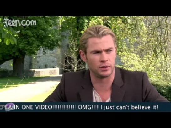 The Click Clique - Popcorn Questions with Snow White and the Huntsman Cast