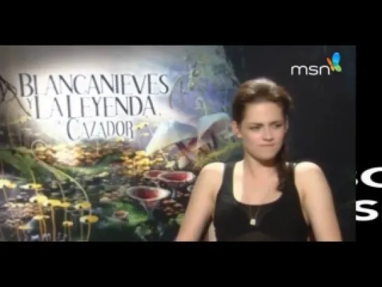 Kristen Interview with MSN Spain from SWATH Madrid Press Junket