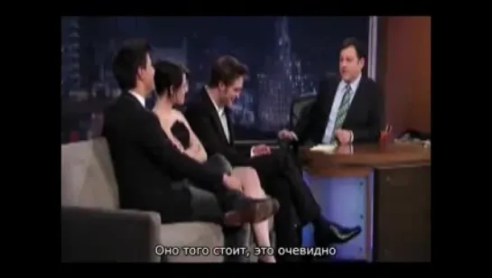 Cast of Twilight New Moon on Jimmy Kimmel (2 Ч)