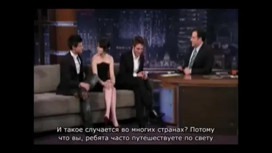 Cast of Twilight New Moon on Jimmy Kimmel (1 Ч)