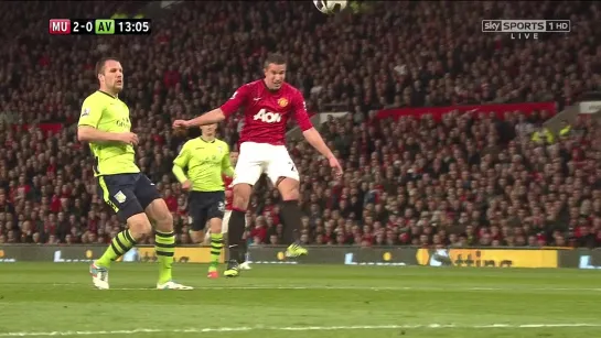 Man United - Aston Villa Robin van Persie 2-0