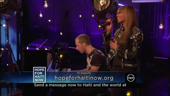 Beyoncé & Chris Martin - Halo (Live at Hope For Haiti 2010)