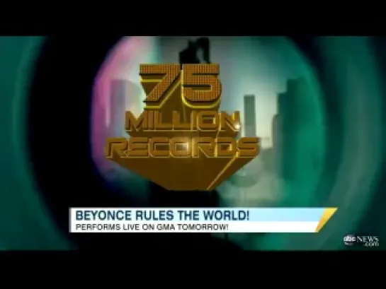 Реклама Beyonce на GMA (01/07/2011)