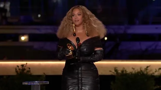 Beyoncé Wins Best R&B Performance | 2021 GRAMMY Awards Show Acceptance Speech