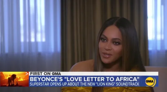 ABC: The Lion King Interview GMA (2019)