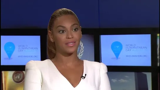 Valerie Amos & Beyoncé on World Humanitarian Day (2012)