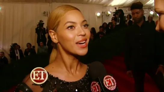 Beyonce's Interview for ET on Met Gala (2012)