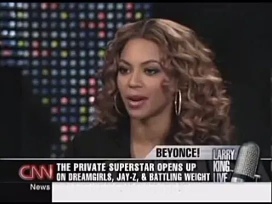 Beyoncé on "Larry King Live" (2007)