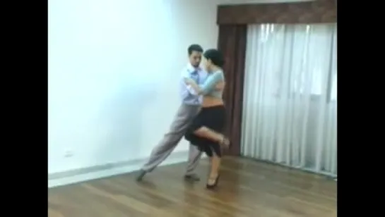 Javier Rodriguez y Geraldine Rojas - Tango Salon Lesson