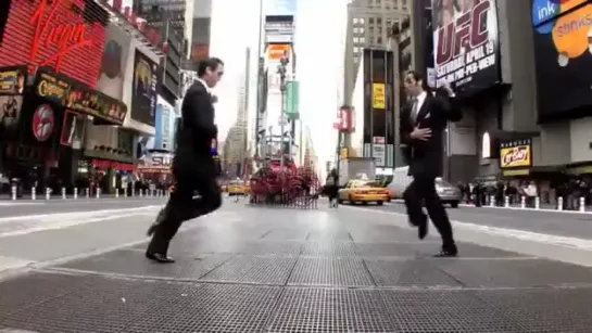 Los Hermanos Macana TANGO ARGENTINE MEN New York Times Square