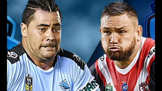 NRL - Sharks -  Roosters 06.04.18