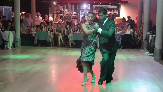 Virginia Gomez y Christian Marquez Bailando la Milonga DE ANTAÑO en YIRA YIRA MILONGA