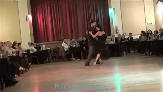 NATACHA POBERAJ y JULIO BASSAN Bailando el Tango GRICEL en YIRA YIRA MILONGA