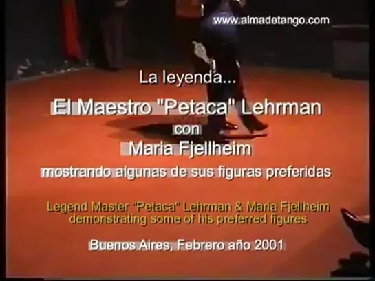 Petaca Lehrman con Maria Fjellheim - Algunas Figuras Tangueras - Año 2001