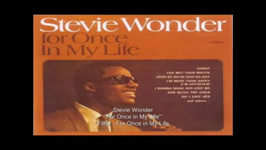 Stevie Wonder - For Once In My Life