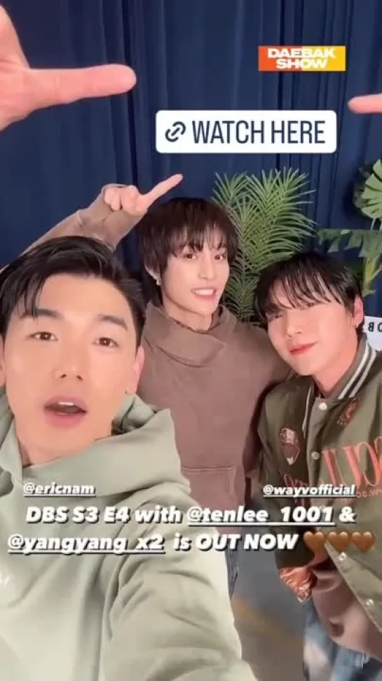 230411 thedivestudiosgrams story update with Ten and YangYang