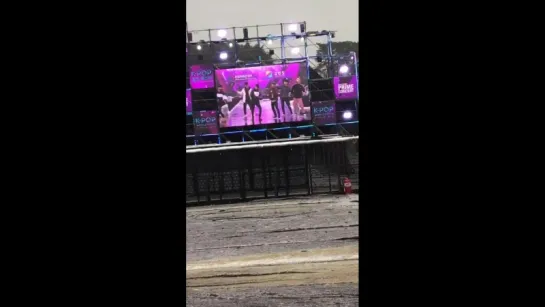 180224 [FANCAM] Репетиция "K-POP World Festa"