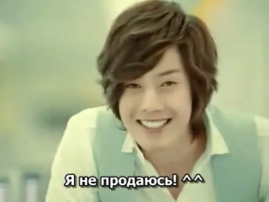 Kim Hyun Joong @ Samsung Card~e Mart card 30s CF (with funny rus sub)