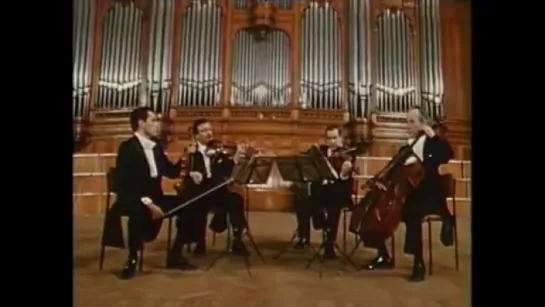 Borodin Quartet play Shostakovich String Quartet no. 7 . 1982