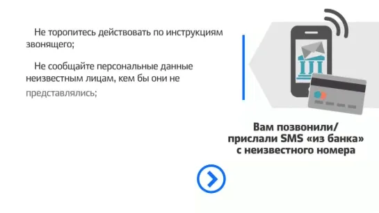 КАК НЕ СТАТЬ ЖЕРТВОЙ МОШЕННИКА- SMS «из банка» или гос. органа с неизвестного номера