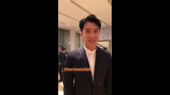 18.04.30 Lee Seung Gi Attends Hermès Event