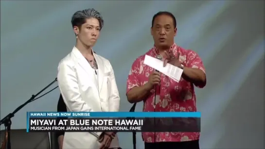 Miyavi в шоу Sunrise Hawaii