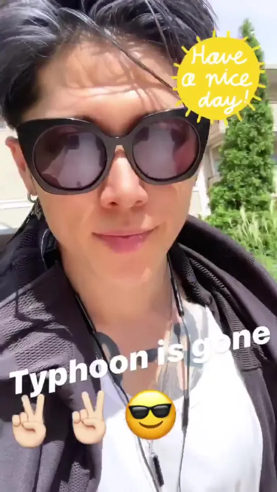 Typhoon is gone ✌🏻✌🏻😎