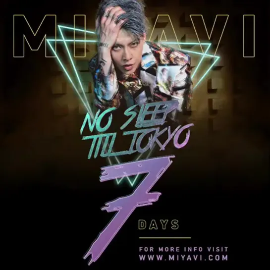 SEE YOU ON THE OTHER SIDE IN 7 DAYS 🔥 #MIYAVI #NoSleepTillTokyo