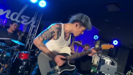 MIYAVI “Ganryu” @Fender Japan Secret Live, Isetan Shinjuku Tokyo JAPAN