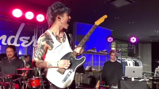 MIYAVI “Mission Impossible” @Fender Japan Secret Live, Isetan Shinjuku Tokyo JAPAN