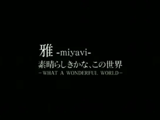 Miyavi - WHAT A WONDERFUL WORLD