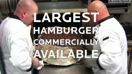 В ПРОДАЖЕ - Самый большой в мире гамбургер - 75 кг, мировой рекорд / Largest hamburger commercially available - Classics