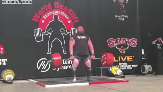 Смертельная тяга - Эдди Холл поднял 500 кг, мировой рекорд ПОЛТОННЫ / Eddie Hall deadlift 500kg (1102.31lbs)  - World Record