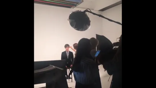 Instagram _conatus. Jung Il Woo CF filming