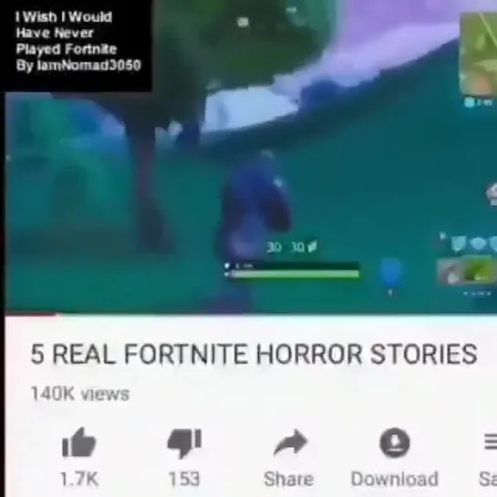 scary stories from fortnite