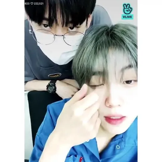 Фрагмент из VLIVE Сонмина cr.: forjungmo