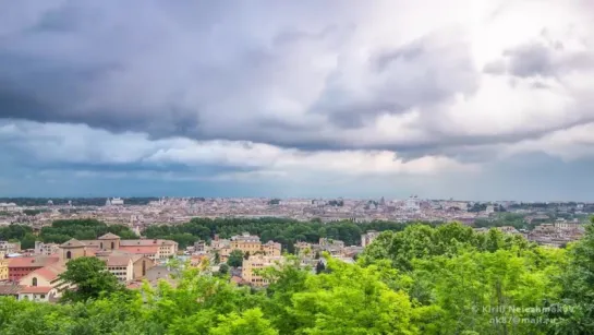 A Gift from Rome. Timelapse  Hyperlapse. Italy. Vatican