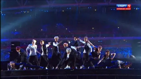 130717 EXO - Intro   Wolf  National @ 2013 KAZAN Summer Universiade