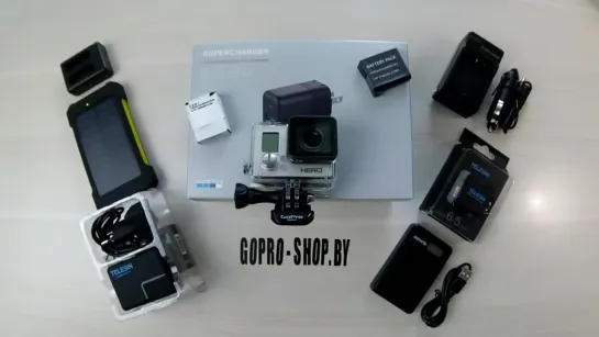 Как заряжать экшн камеру GoPro и типы зарядных устройств