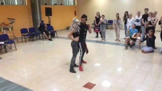 Kizomba hip-hop. Reda & Sara Lopez