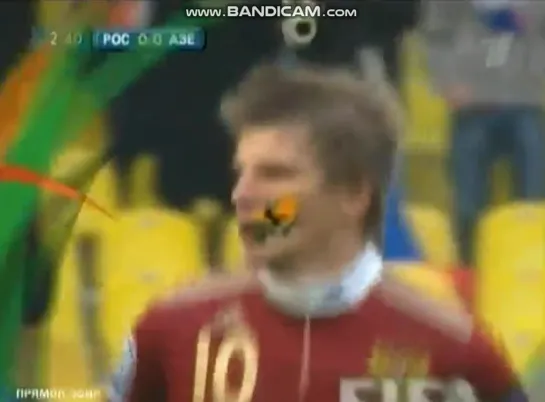 Arshavin shoot #1 vs Farkhad Veliev