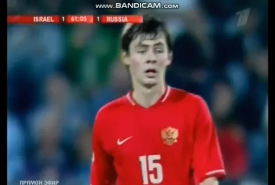 Isr-Rus goal Diniyar Bilyaletdinov [1-1] assist Arshavin Q.Euro-2008