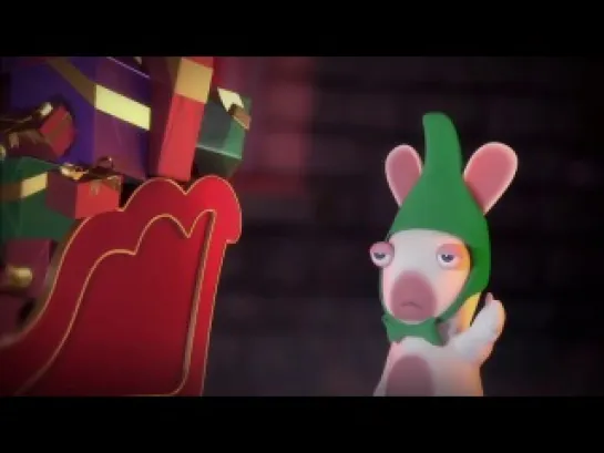 Raving Rabbids Travel in Time - Christmas Delivery trailer (Кролики и доставка рождественских подарков)[1280x720]