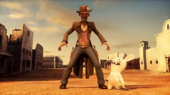 Raving Rabbids Travel in Time - Western trailer (Кролики на Диком Западе)