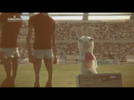 Raving Rabbids- Travel in Time - World Cup trailer (Кролики и Чемпионат Мира)