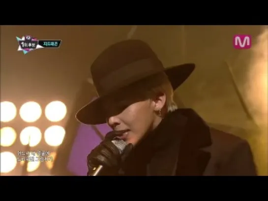 130912 G-DRAGON - BLACK @ M! Countdown Comeback Stage