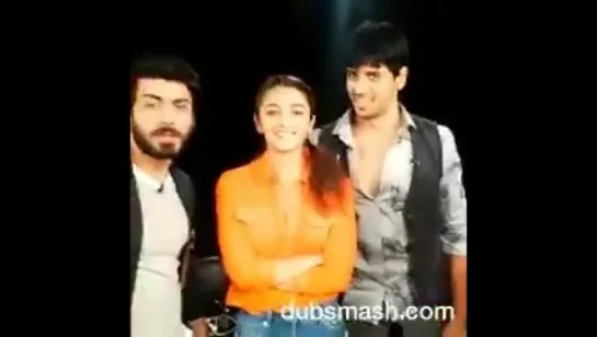 Sid-Alia-Fawad dubsmashing