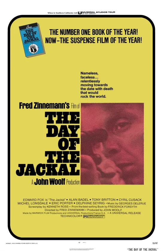 День Шакала (The Day of the Jackal, Full HD, 1973 год).