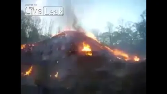 Экспериментатор. Взрыв баллона с пропаном